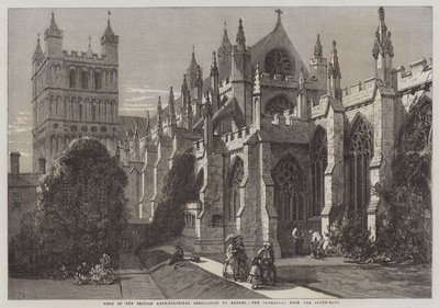 Visit of the British Archaeological Association to Exeter, the Cathedral from the South-East by Richard Principal Leitch